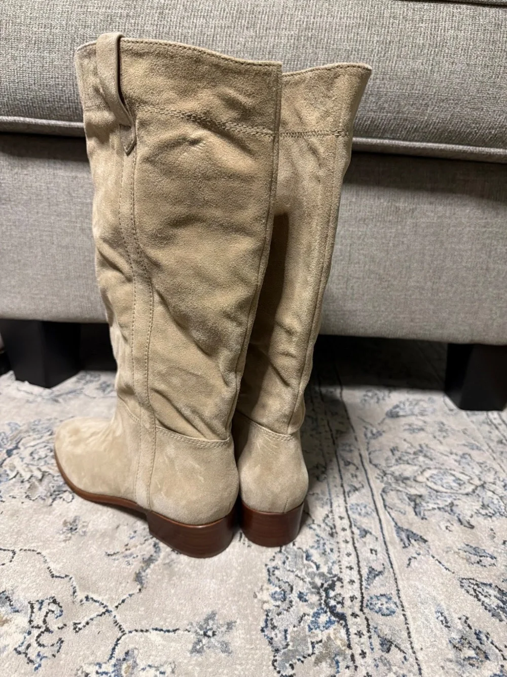 Veronica Beard Suede knee high boots